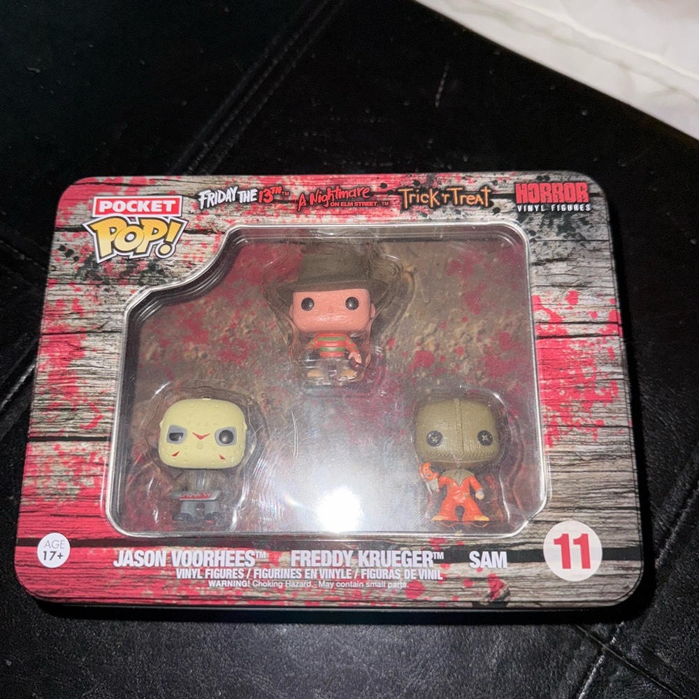 Funko Pocket Pop! Horror Vinyl Figures Set - Red and Black